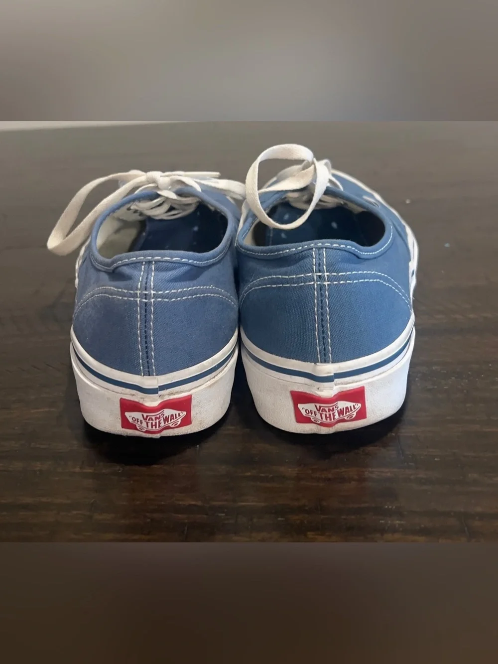 Vans- Women’s Sz 8 Light Blue Canvas Low-Top Sneakers. Unisex Men’s Sz 6.5
